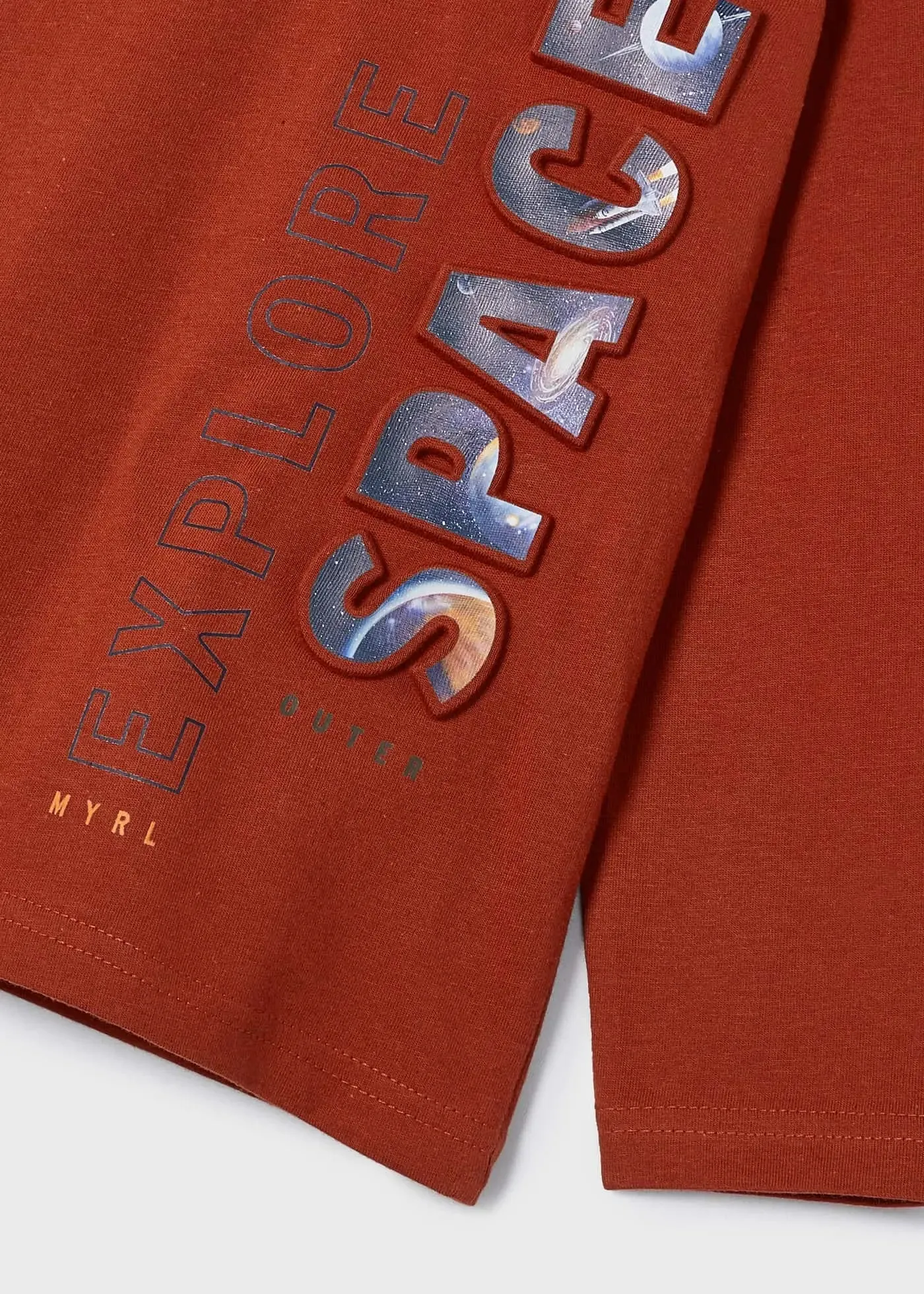 Long Sleeve Embossed Graphic T-shirt Boy | Mayoral
