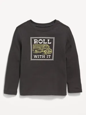 Long-Sleeve Graphic T-Shirt for Toddler Boys