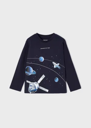 Long Sleeve T-shirt Glows in the Dark Boy | Mayoral