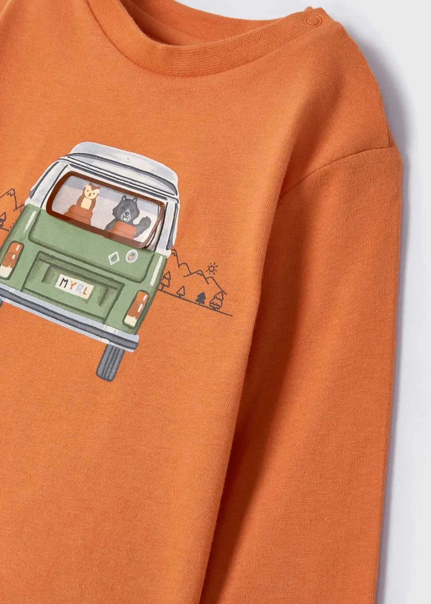 Long Sleeve T-shirt Van Detail Baby Boy | Mayoral