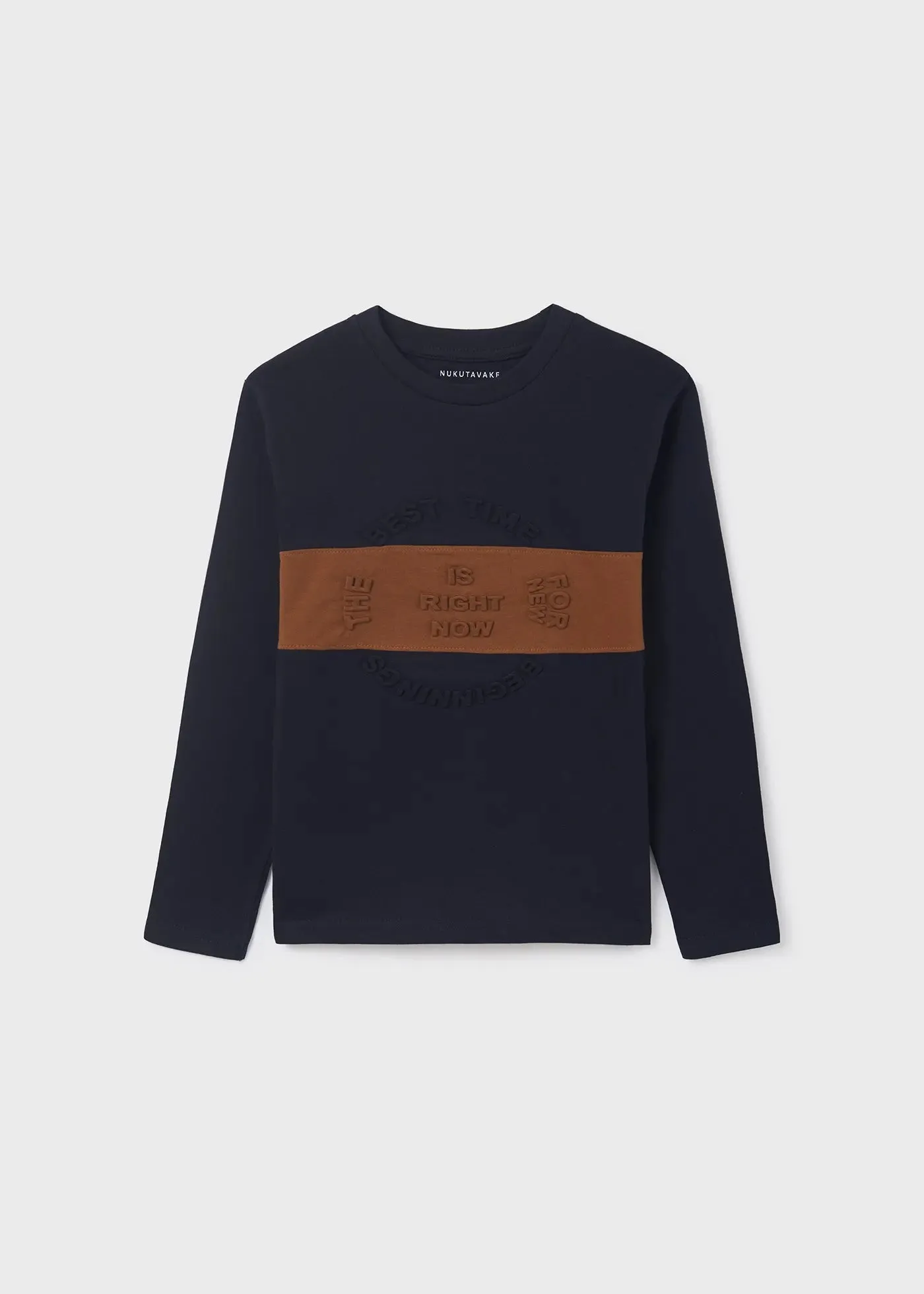 Long Sleeved Embossed Graphic T-shirt Boy | Mayoral