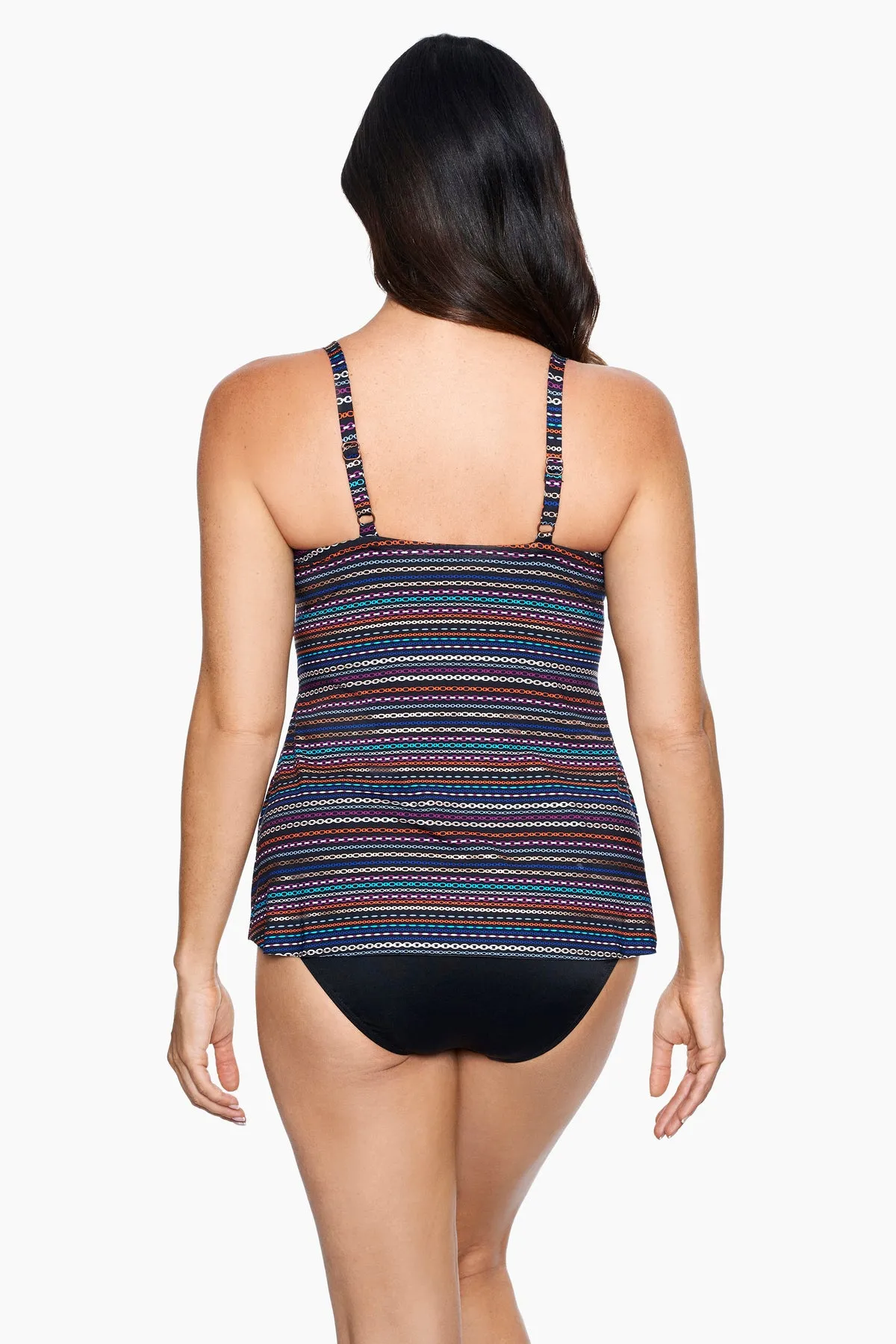 Love Knot Tankini Top in Shimmer Links