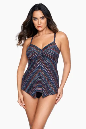 Love Knot Tankini Top in Shimmer Links