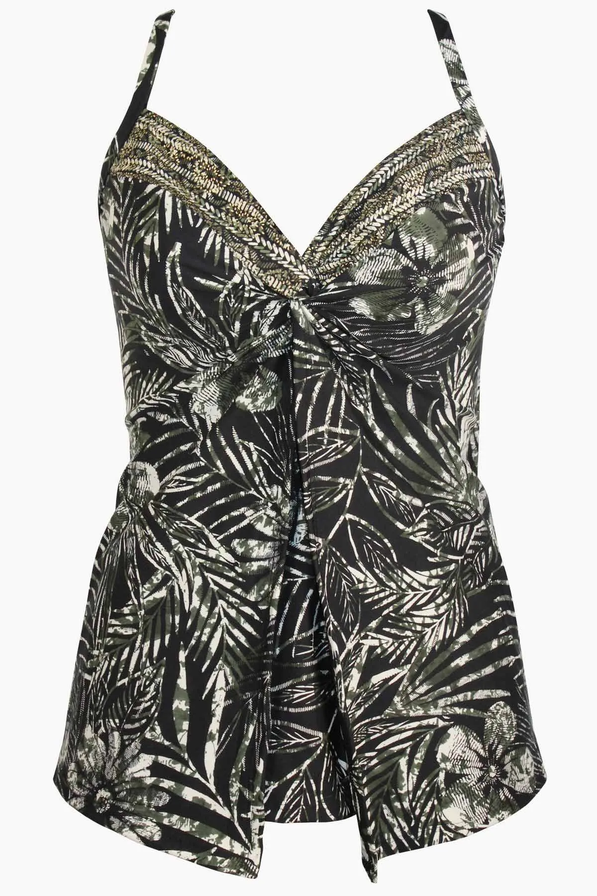 Love Knot Tankini Top in Zahara