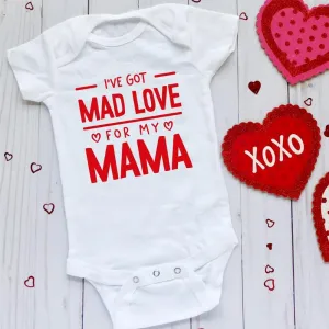 Mad Love For My Mama Baby Bodysuit