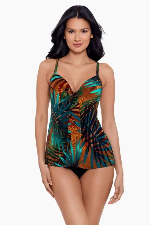 Marina Tankini Top in Tamara Tigre