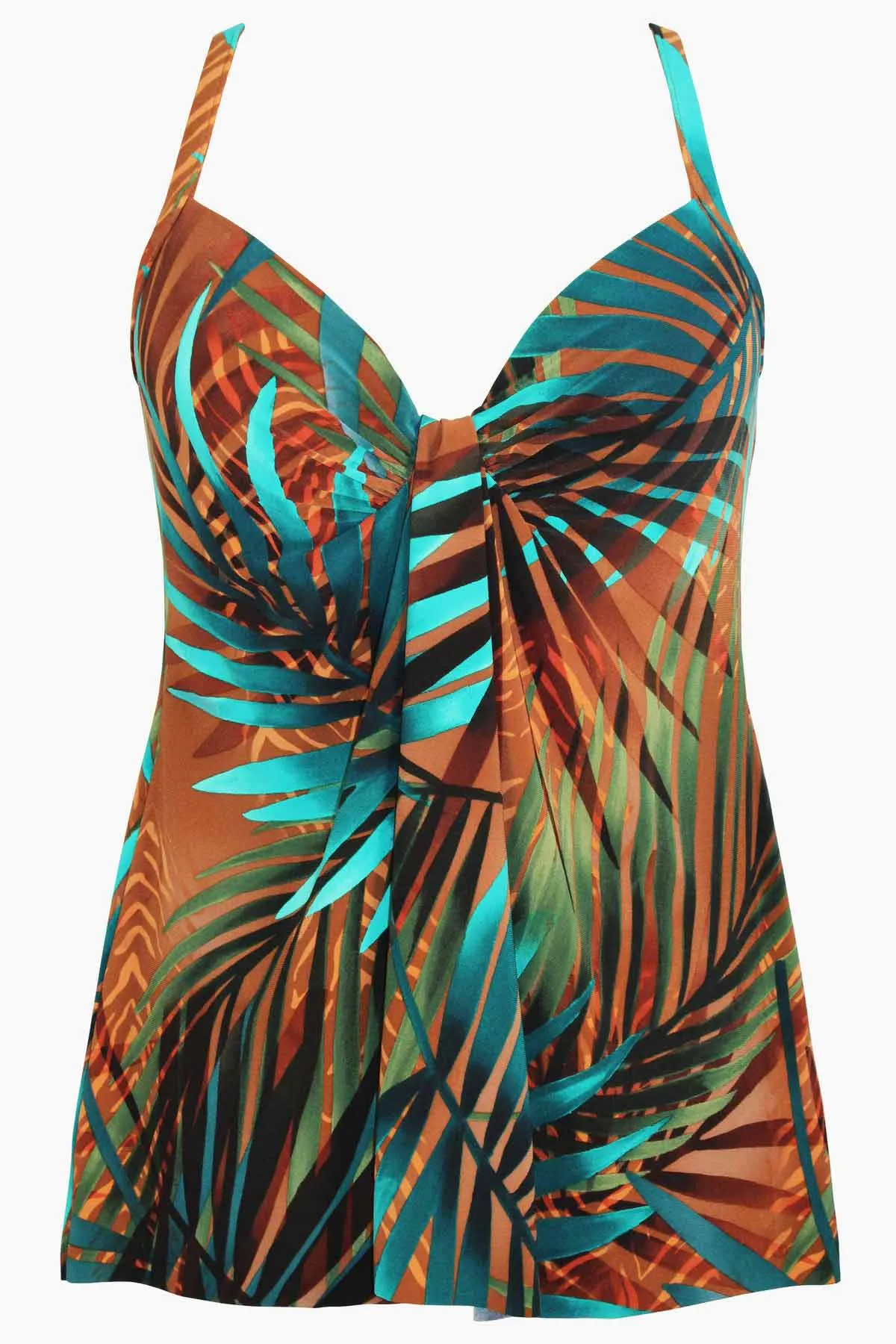 Marina Tankini Top in Tamara Tigre