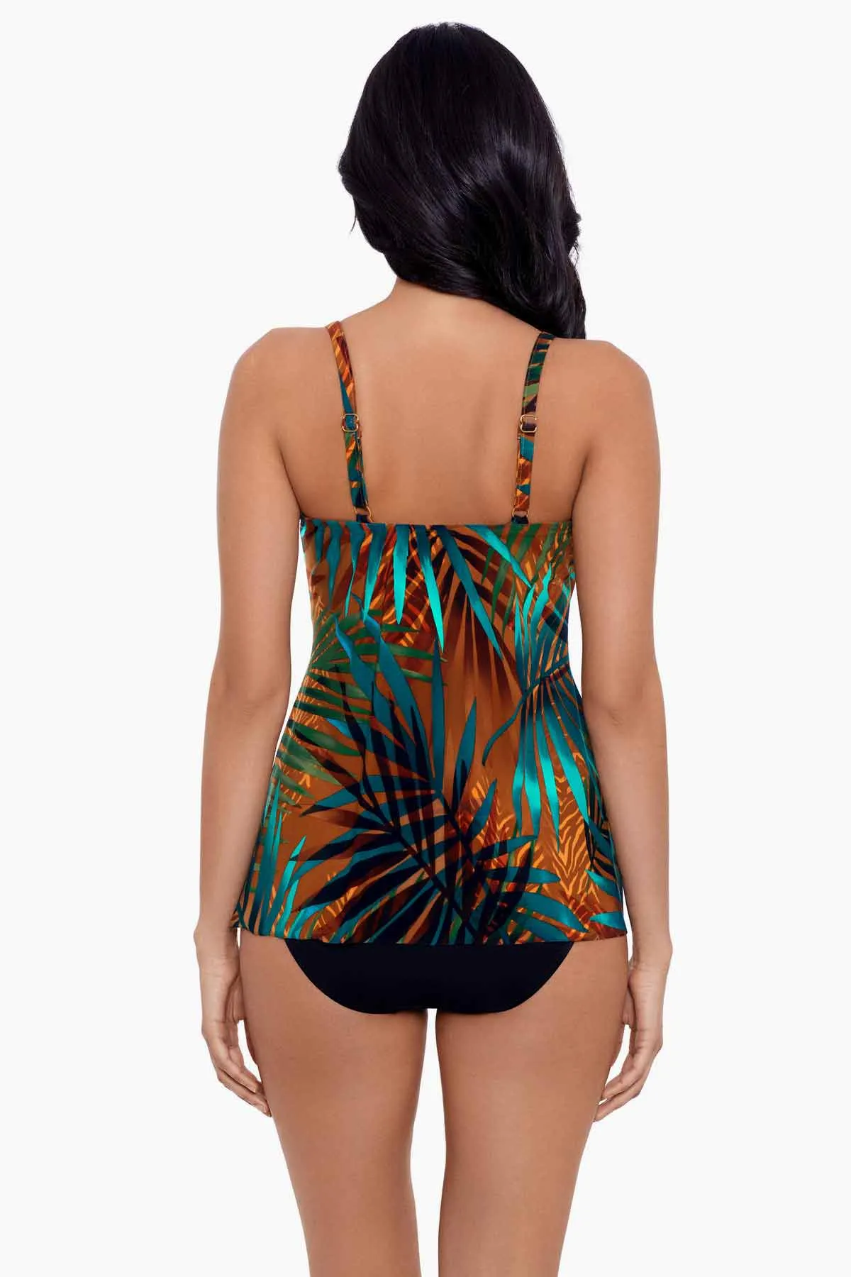Marina Tankini Top in Tamara Tigre