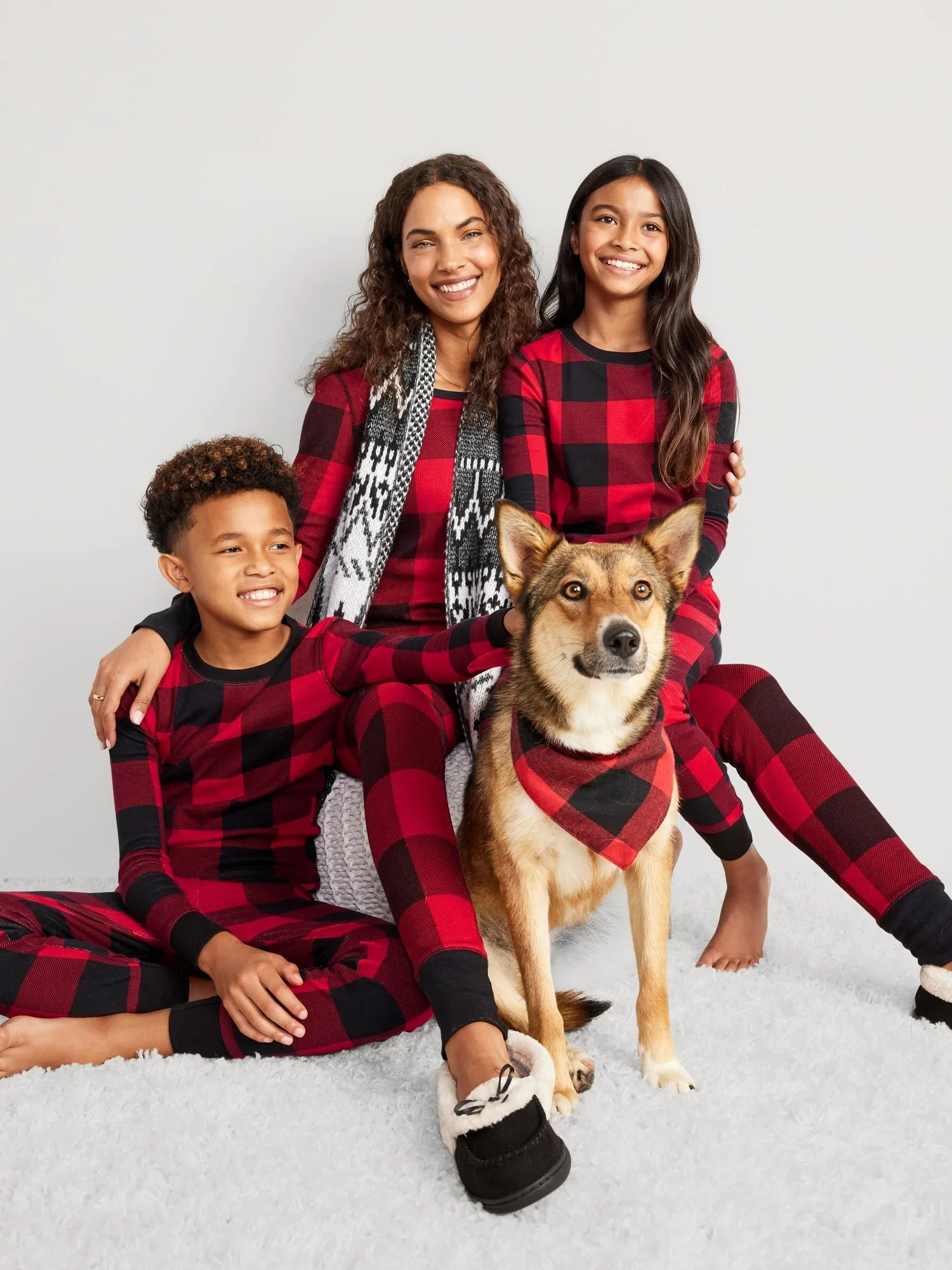 Matching Unisex 2-Way-Zip Microfleece Pajama One-Piece for Toddler & Baby