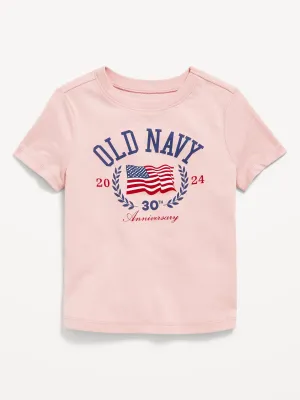 Matching Unisex Short-Sleeve Logo-Graphic T-Shirt for Toddler