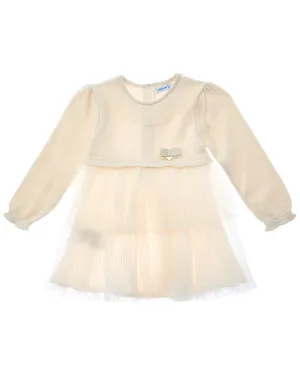 Mayoral Knit Tulle Dress