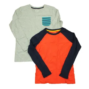 Mightly Unisex Red | Navy | Grey | Turquoise Long Sleeve T-Shirt