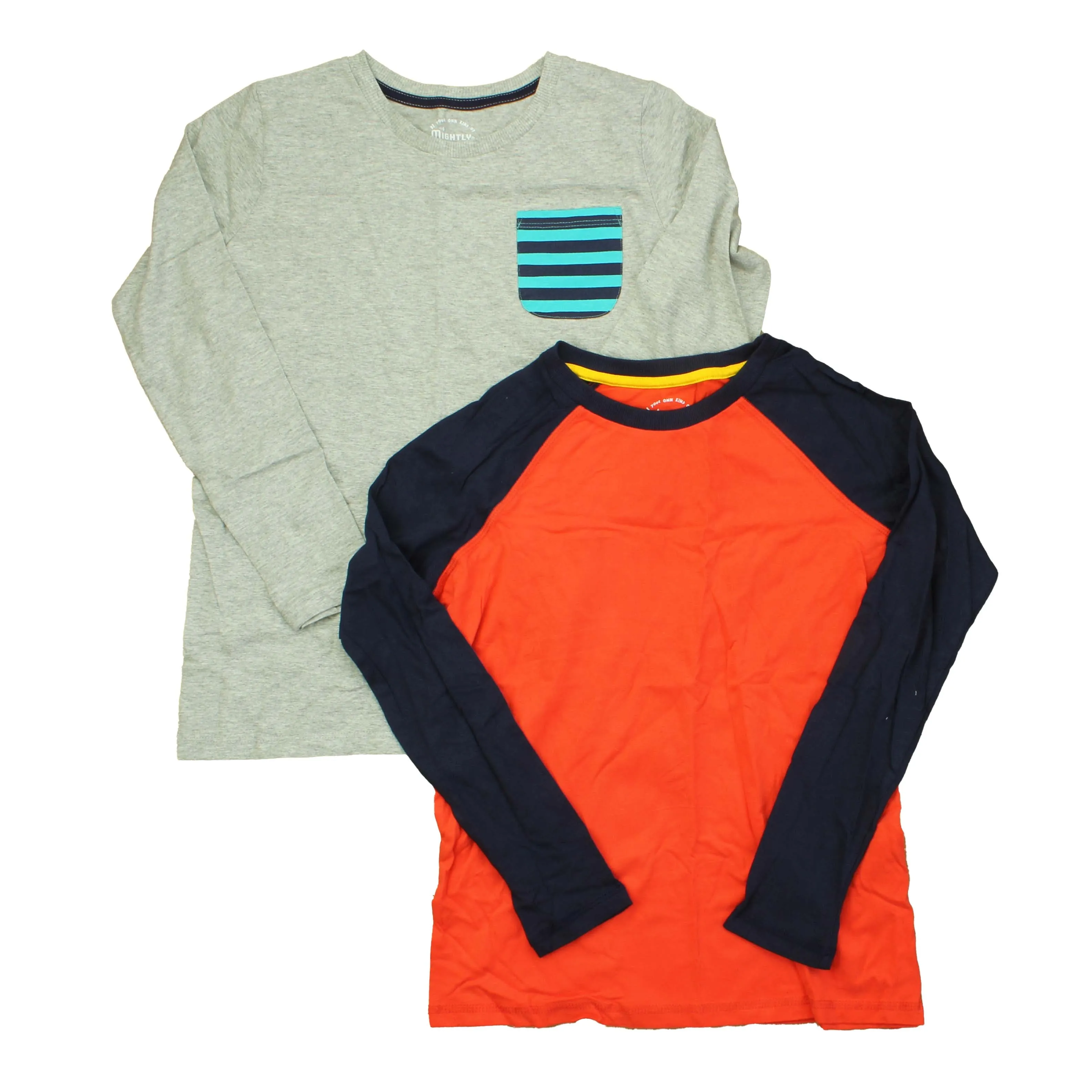 Mightly Unisex Red | Navy | Grey | Turquoise Long Sleeve T-Shirt