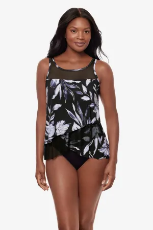 Mirage Tankini Top in Fiore Di Luna