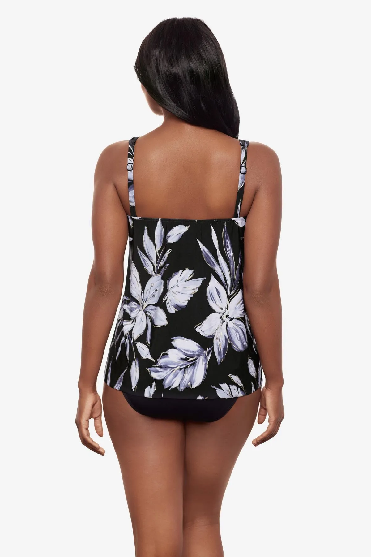 Mirage Tankini Top in Fiore Di Luna