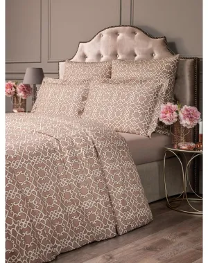 Monogram Duvet Cover | Light Brown TOGAS