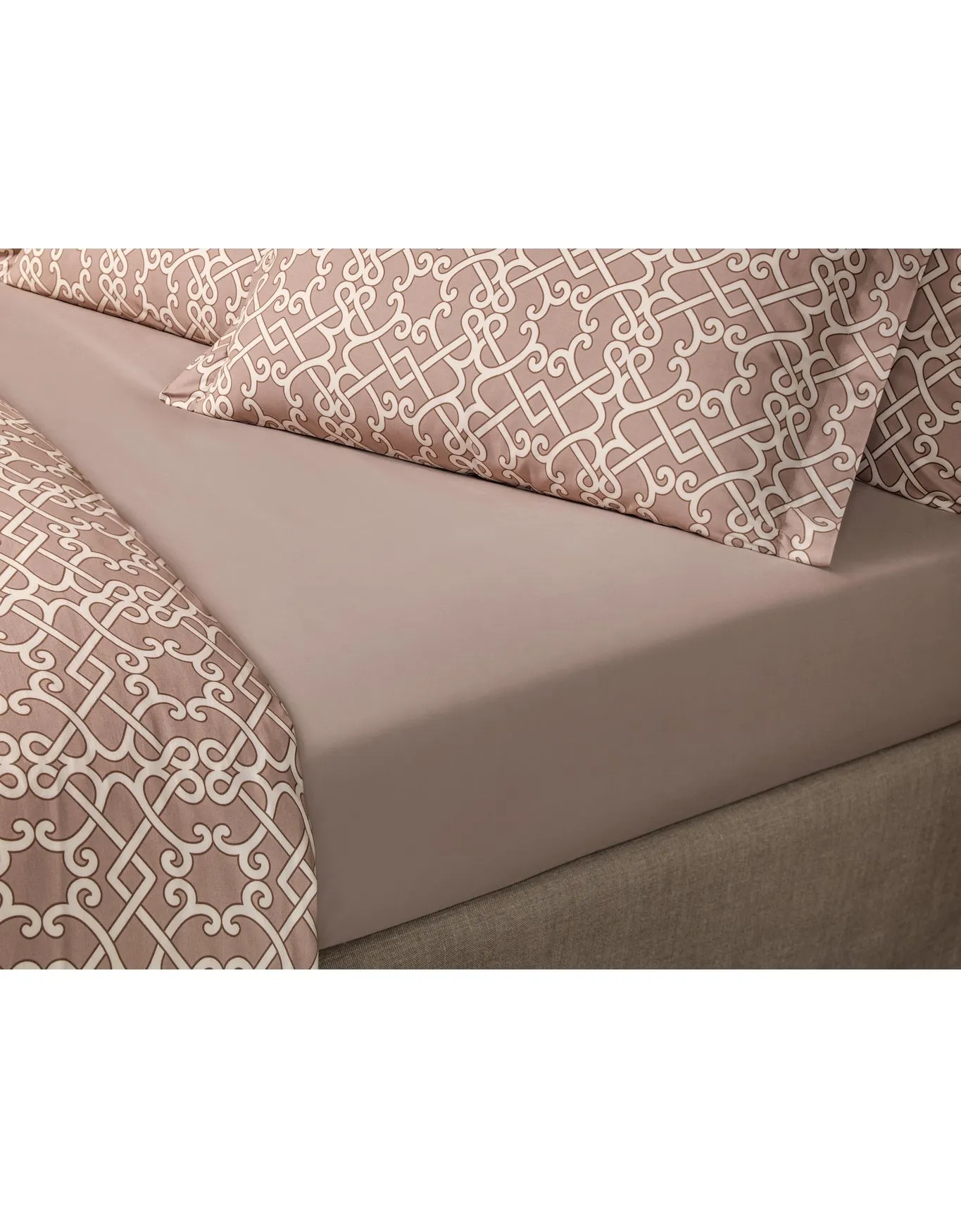 Monogram Flat Sheet | Beige TOGAS