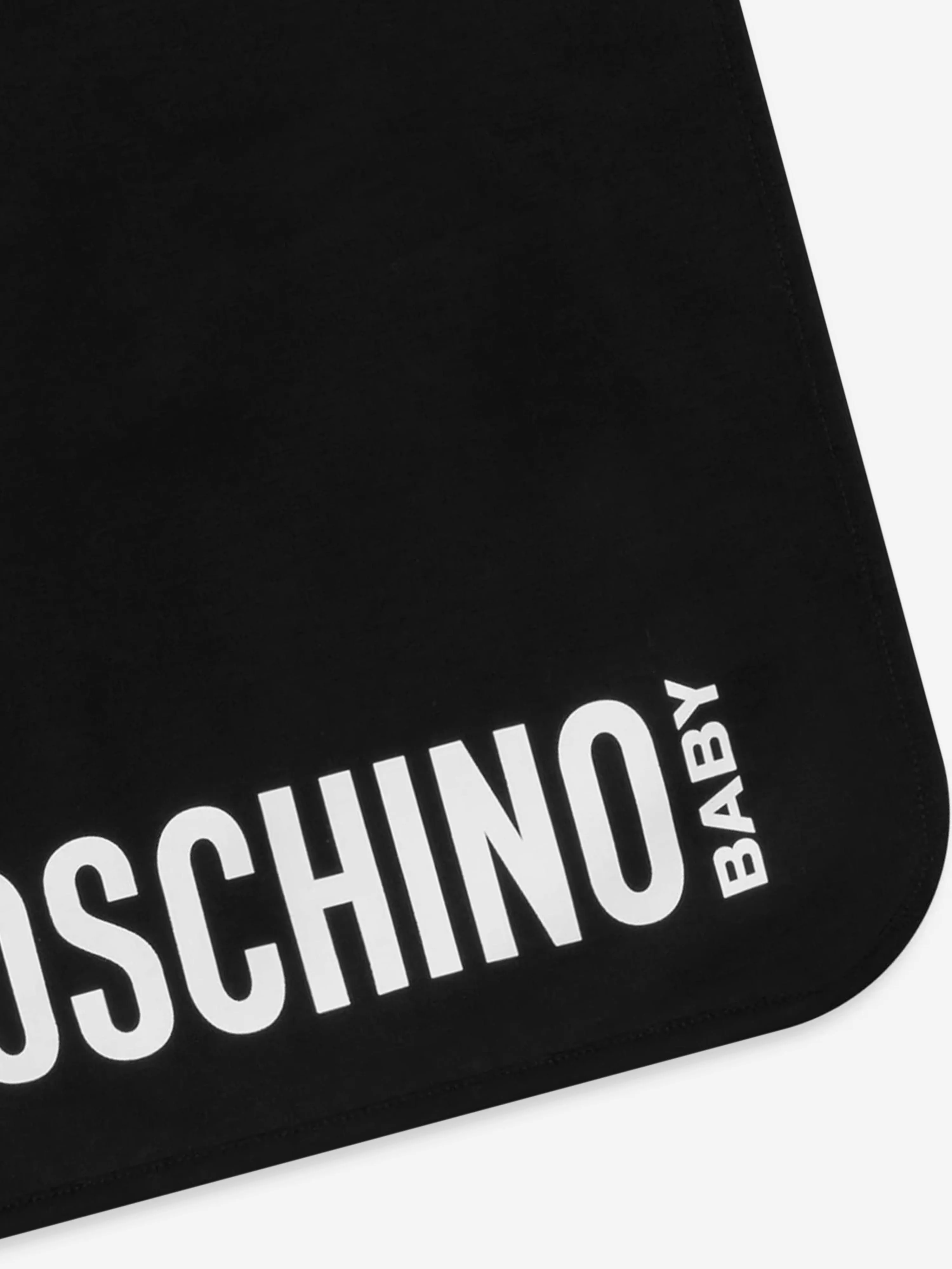 Moschino Baby Bear Logo Changing Bag in Black (40cm)