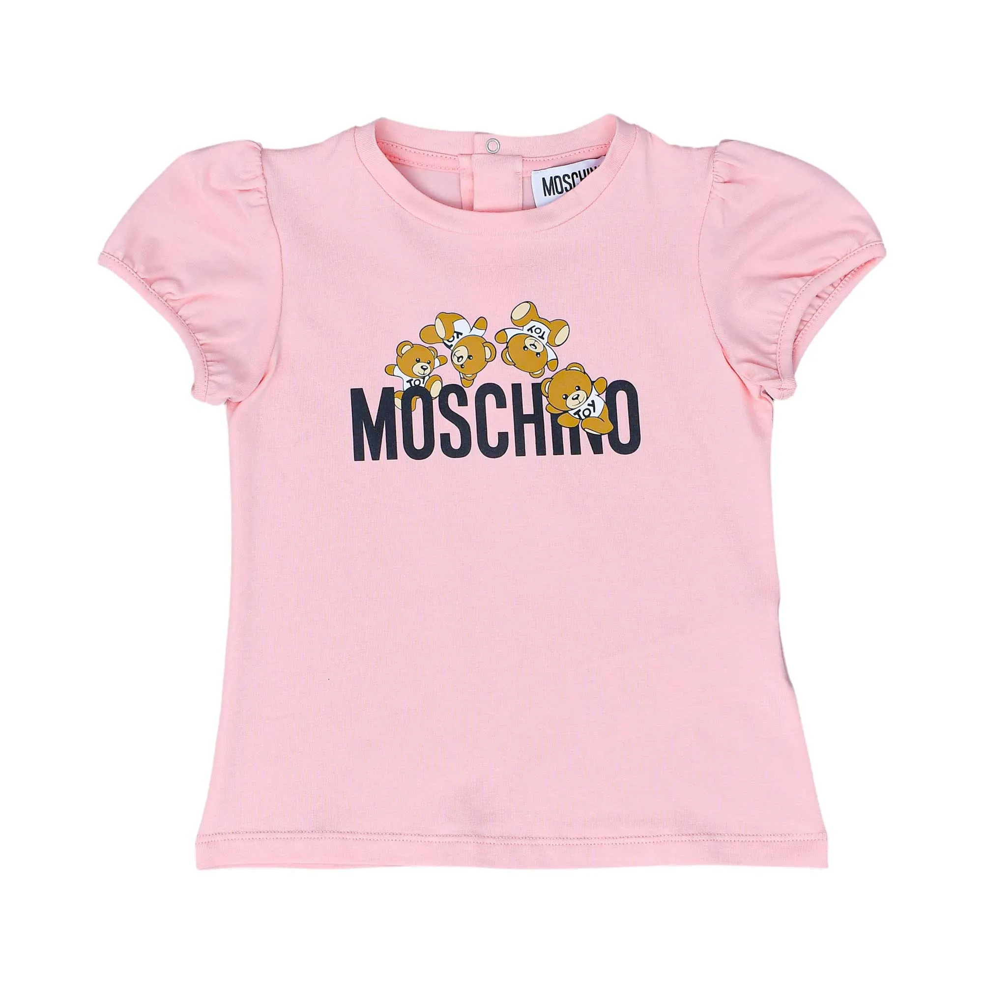 Moschino Kids Baby Girl's Pink & White T-Shirt & Short Set