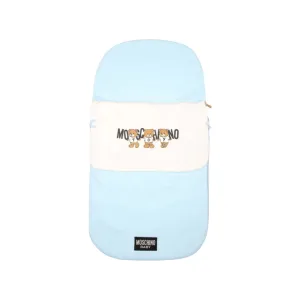 Moschino Kids New Born Nest with three Teddy Bears