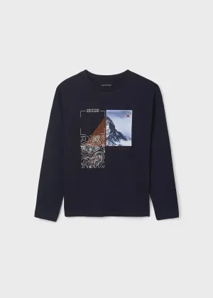 Mountain Long Sleeved T-shirt Boy | Mayoral