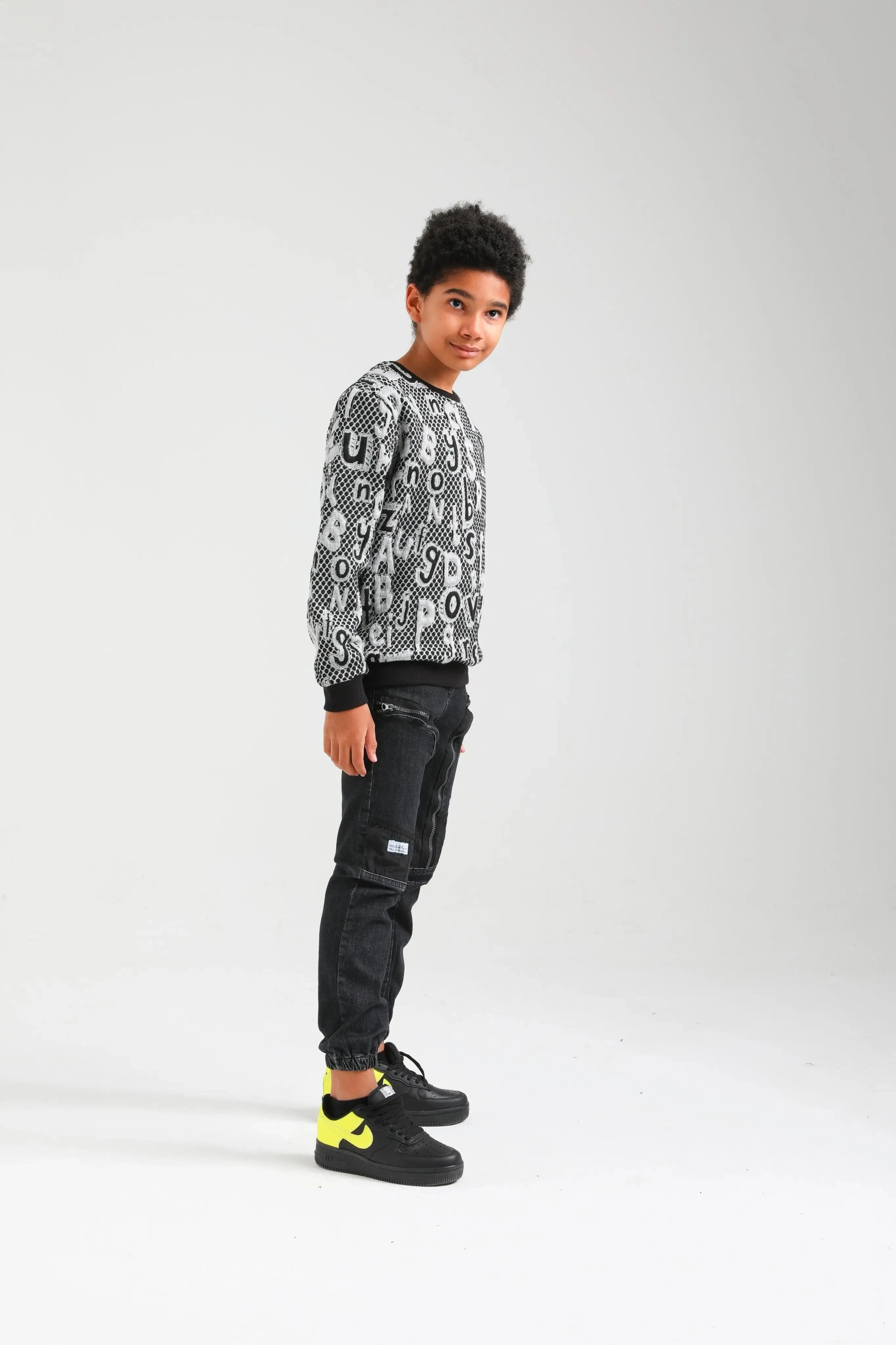 Nanica Siyah boy sweater