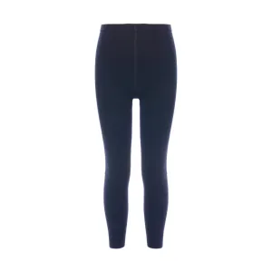 Navy Bamboo Cotton Tights
