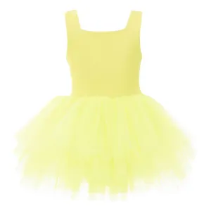Neon Yellow Tulle Tutu Dress