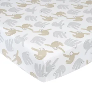 Neutral Sloth Ombre Printed Sheet Gerber Childrenswea