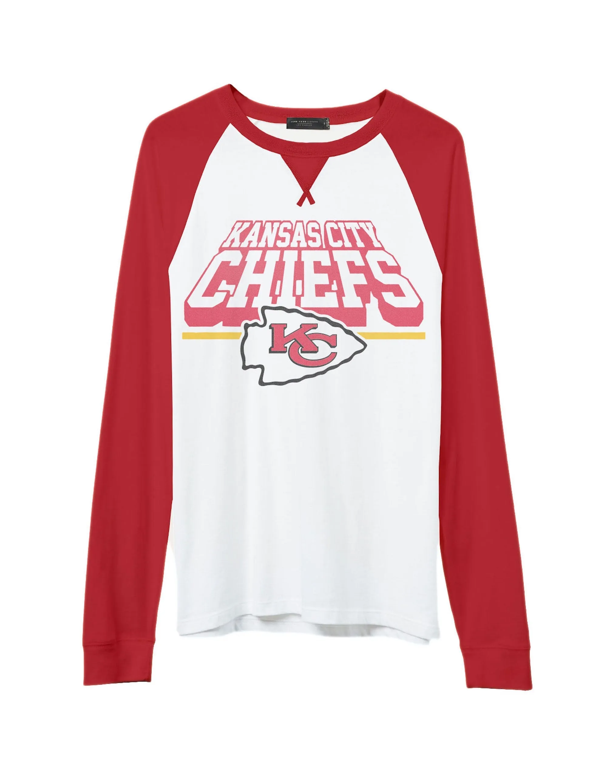 NFL Kansas City Chiefs Colorblock Long Sleeve Raglan
