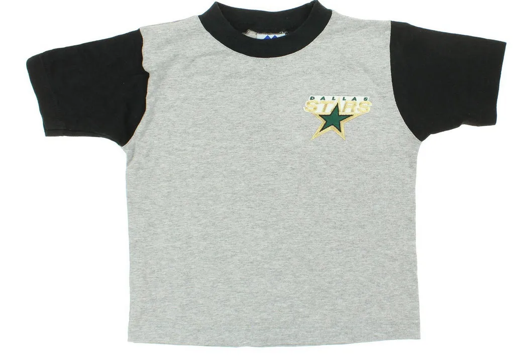NHL Toddler Dallas Stars Retro Shirt and Shorts Set, Grey - Black