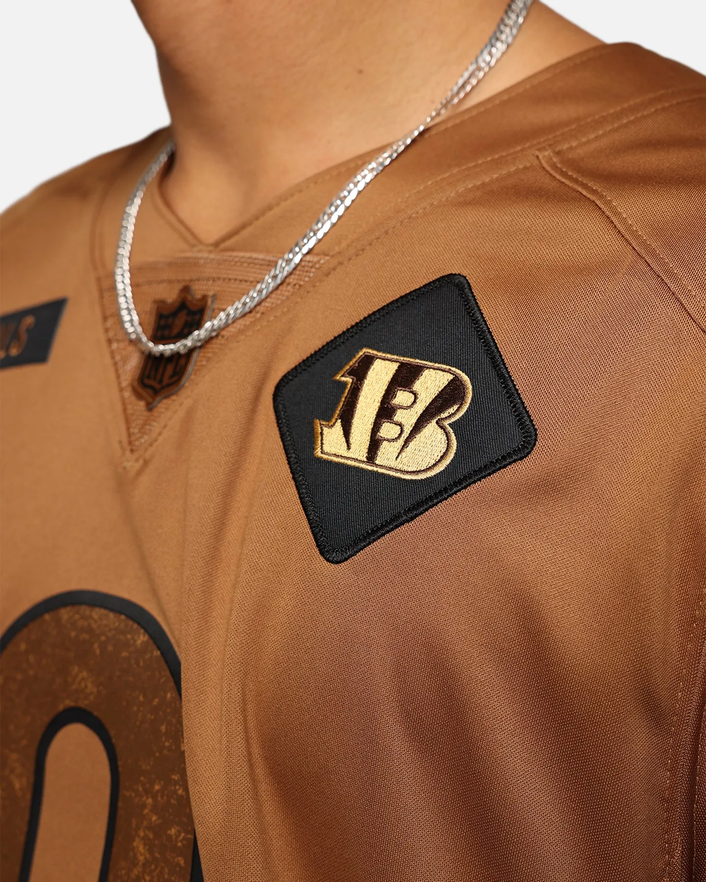 Nike Cincinnati Bengals Joseph Burrow #9 'Salute To Service' Jersey Ale Brown