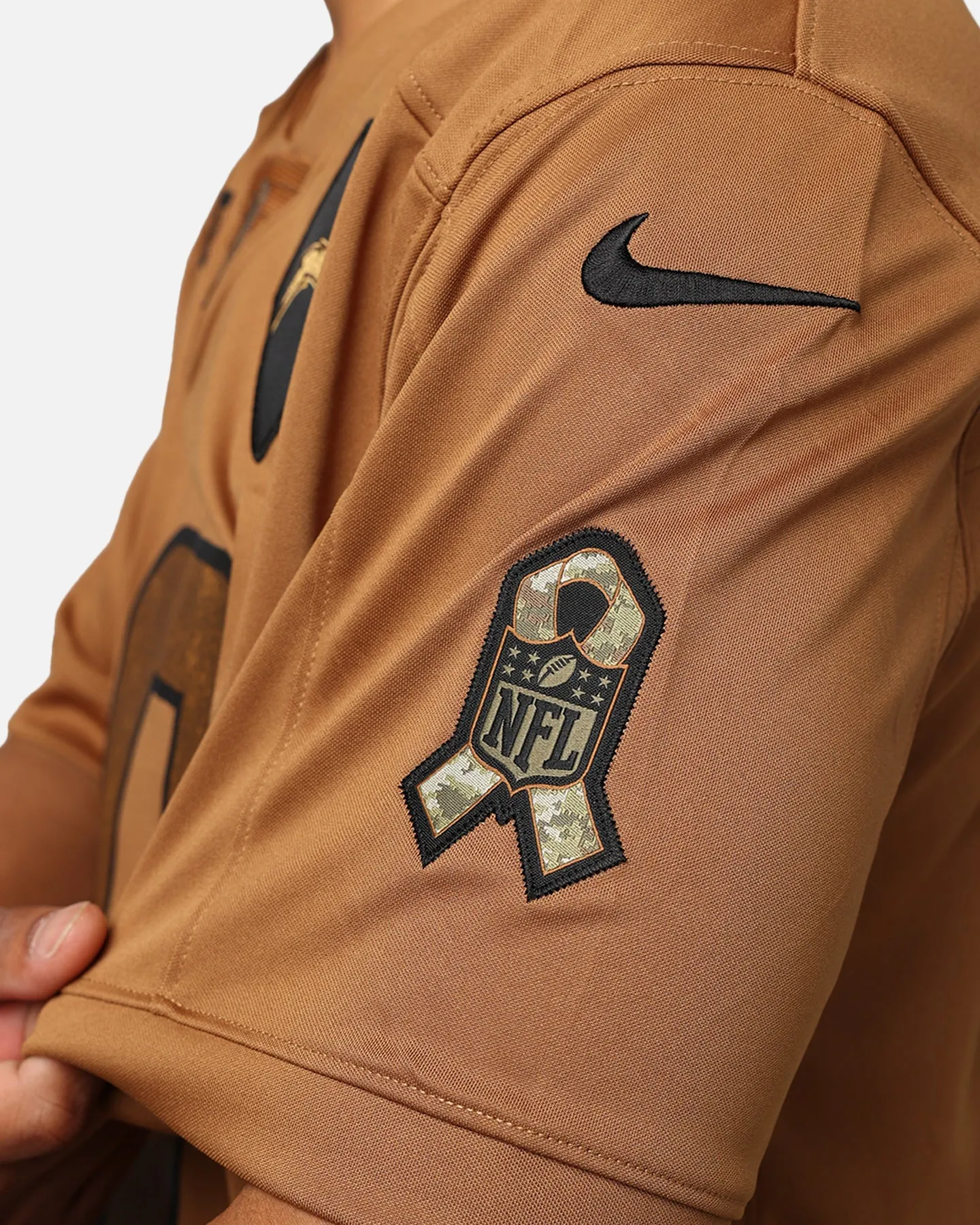 Nike Los Angeles Chargers Justin Herbert #10 'Salute To Service' Jersey Ale Brown