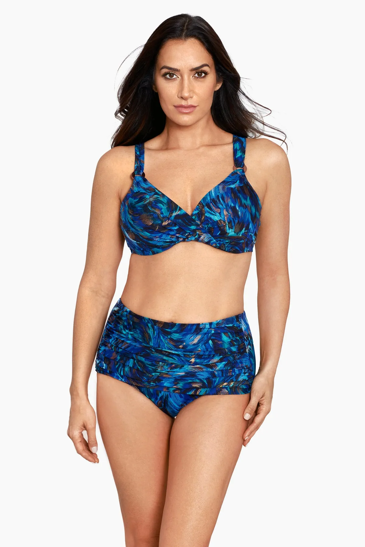 Norma Jean Retro Swim Bottom in Fandango