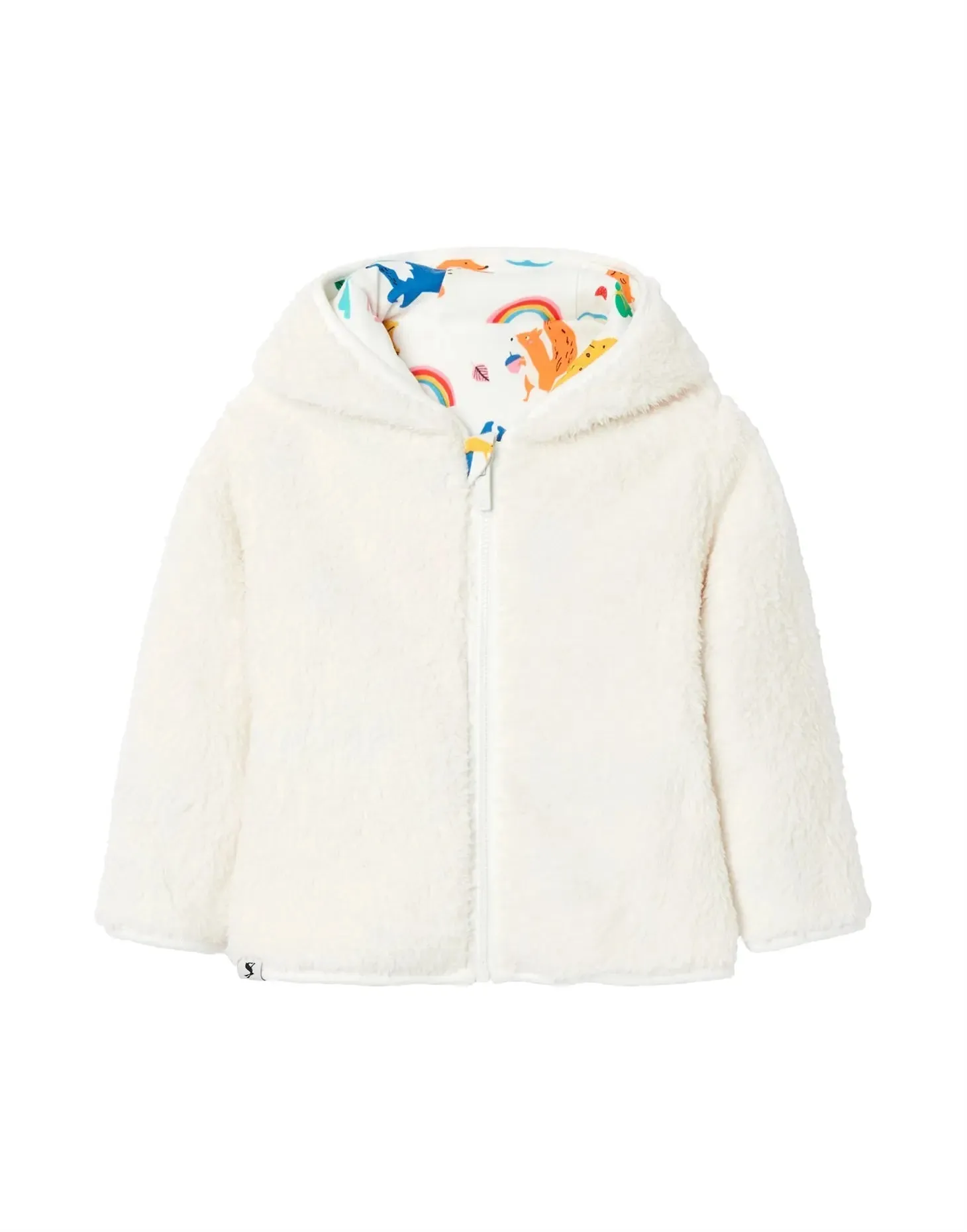 Nursery Cosette Reversible Jacket - Wild White | Joules