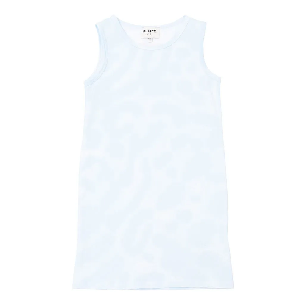 Off White Tiger Print Dress