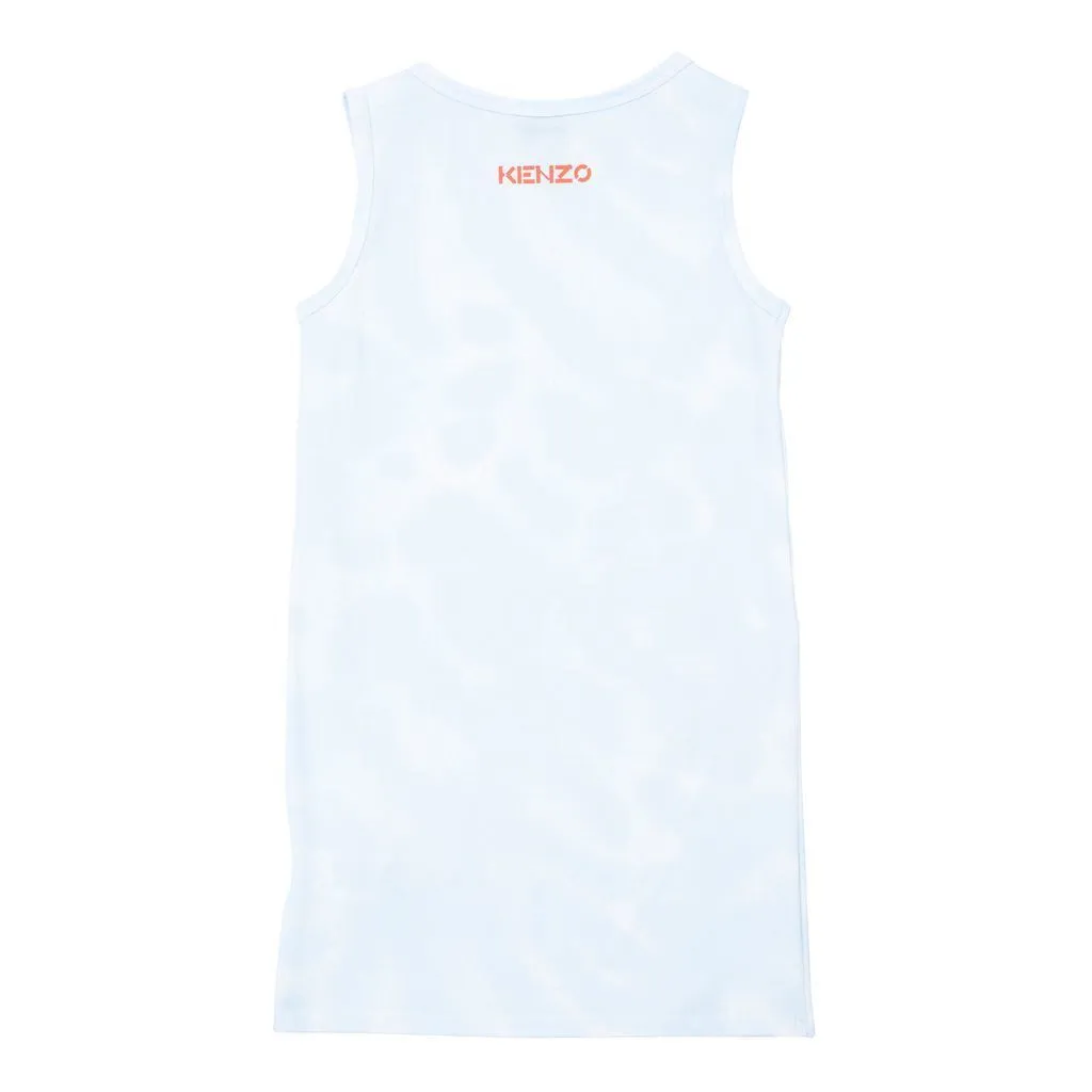 Off White Tiger Print Dress