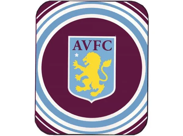 Official Aston Villa Fleece Blanket Pulse Design