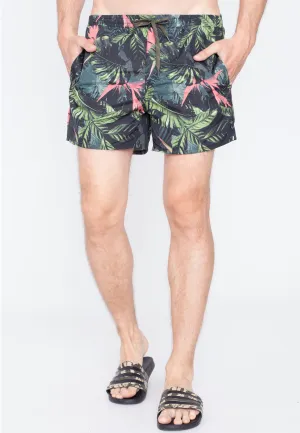 Only & Sons - Ted Swim Flora Olive Night - Board Shorts