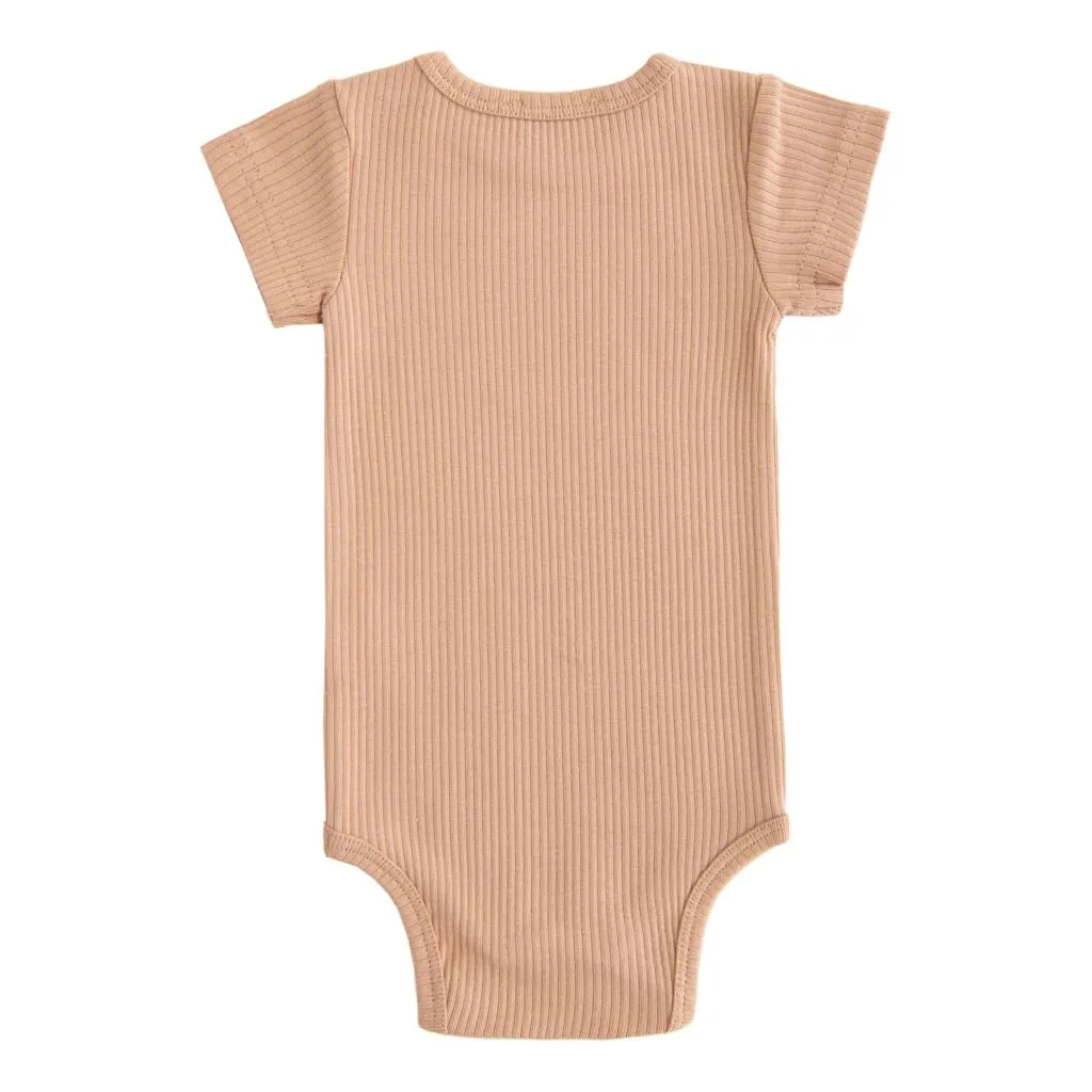 Orange Short Sleeved Modal Bodysuit