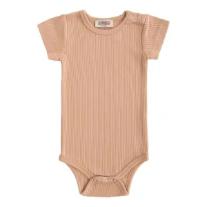 Orange Short Sleeved Modal Bodysuit