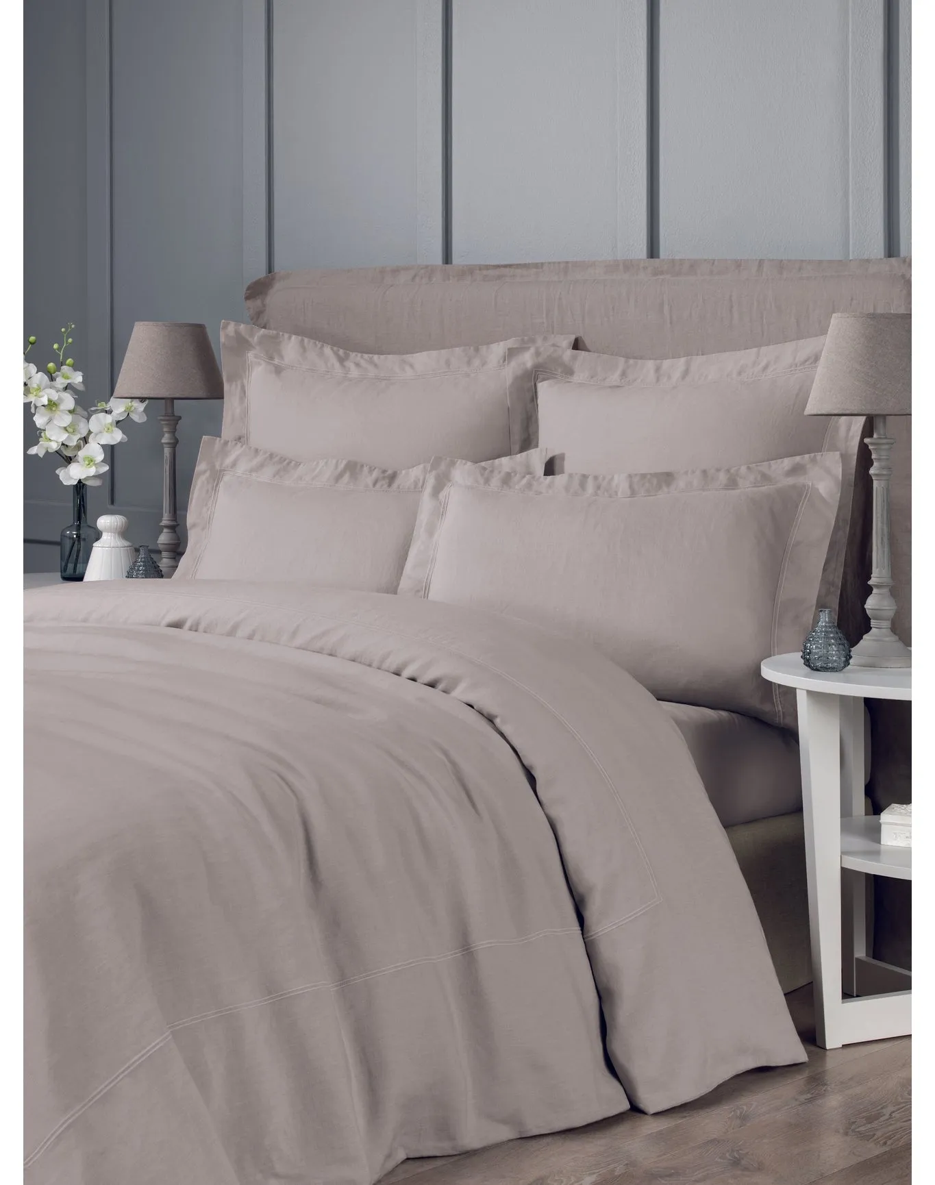 Organic Pillowcase | Natural Gray x Beige TOGAS
