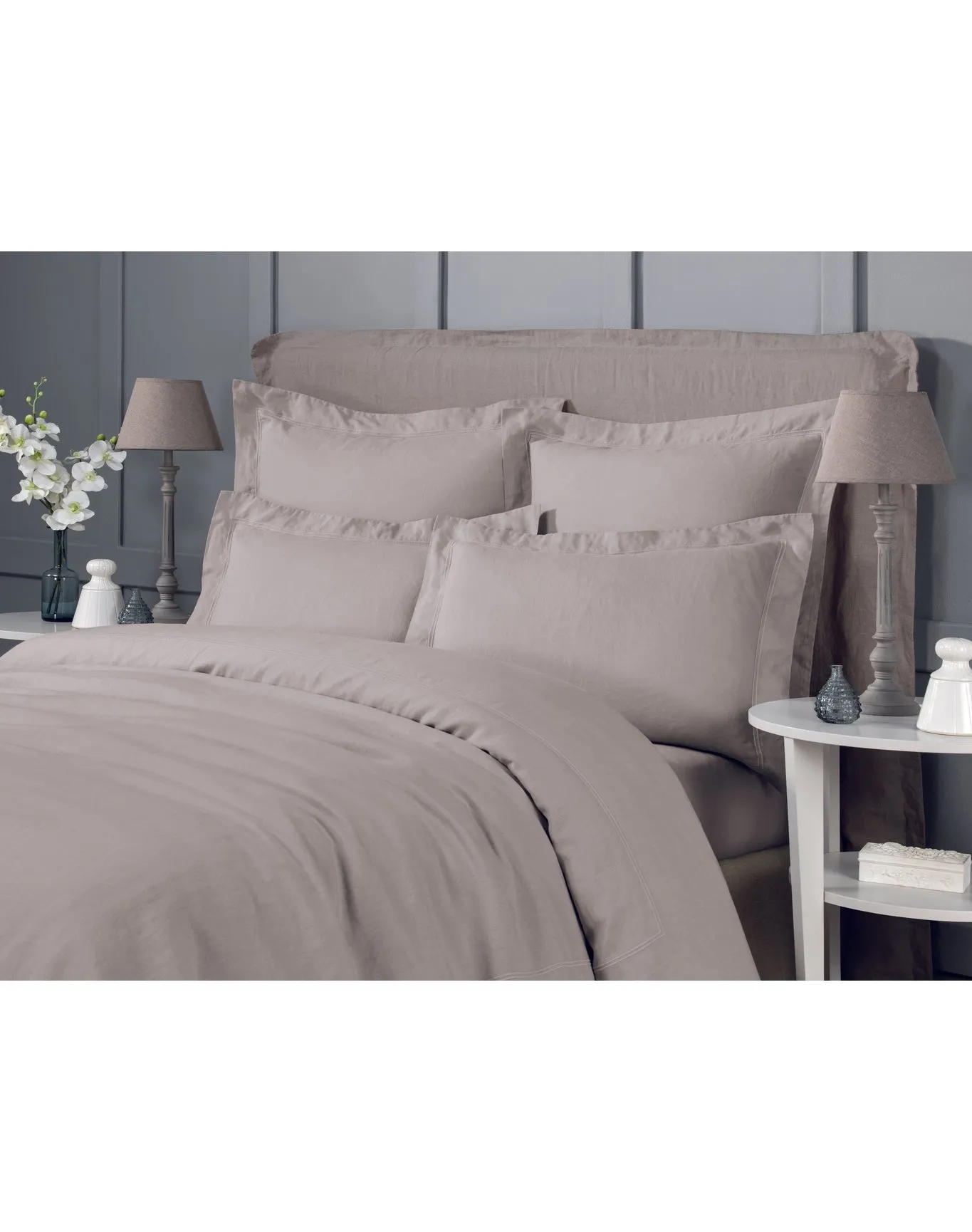 Organic Pillowcase | Natural Gray x Beige TOGAS