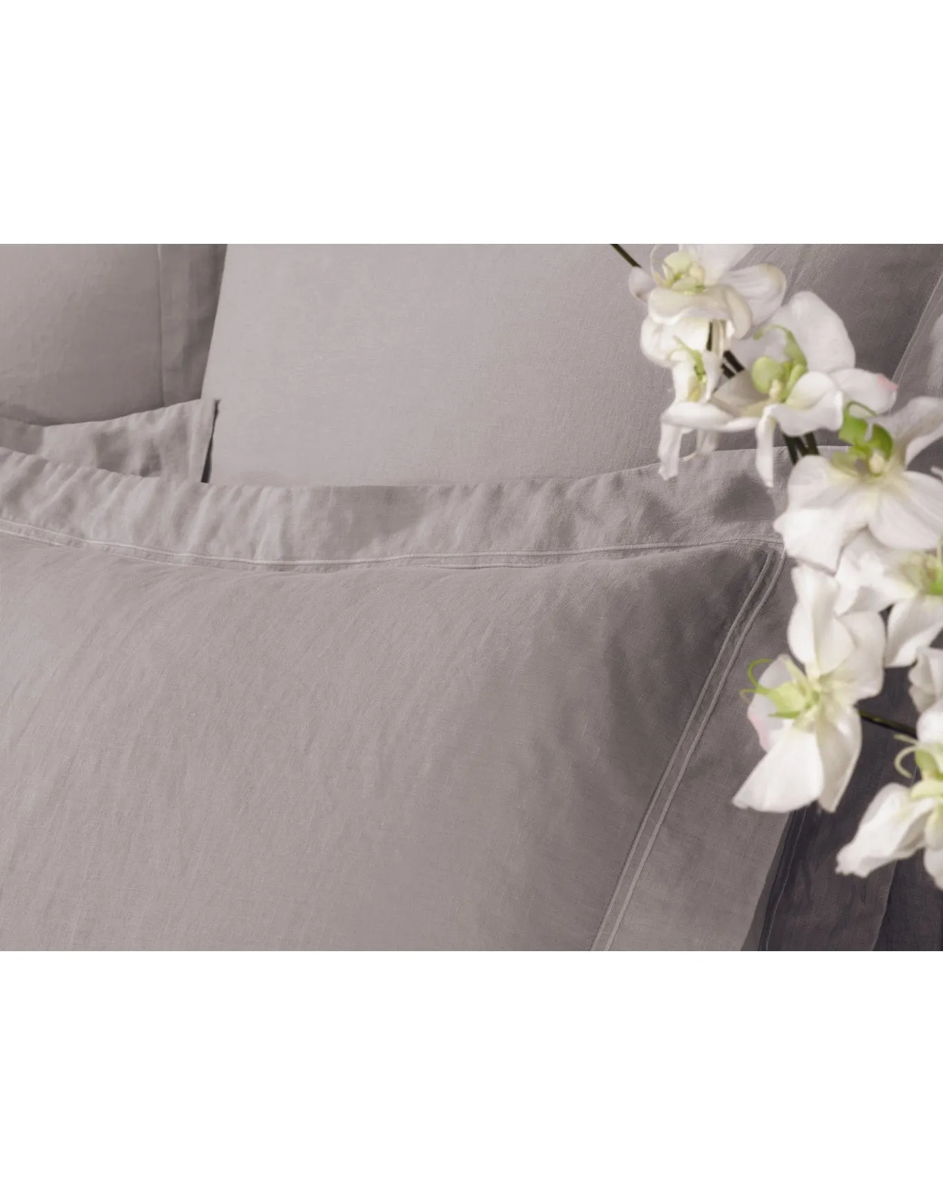 Organic Pillowcase | Natural Gray x Beige TOGAS