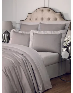 Orlando Pillowcase | Pale Gray x Brown TOGAS