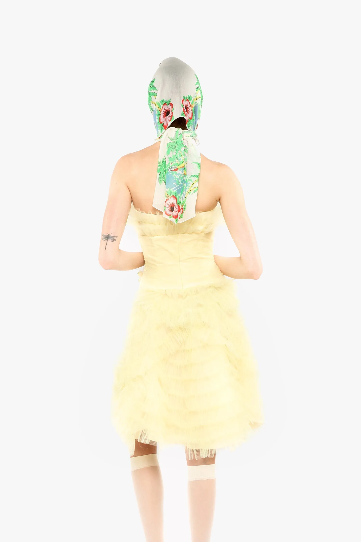 Party Girl Strapless Tulle Dress Annasui