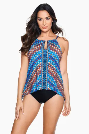 Peephole Tankini Top in Nepali