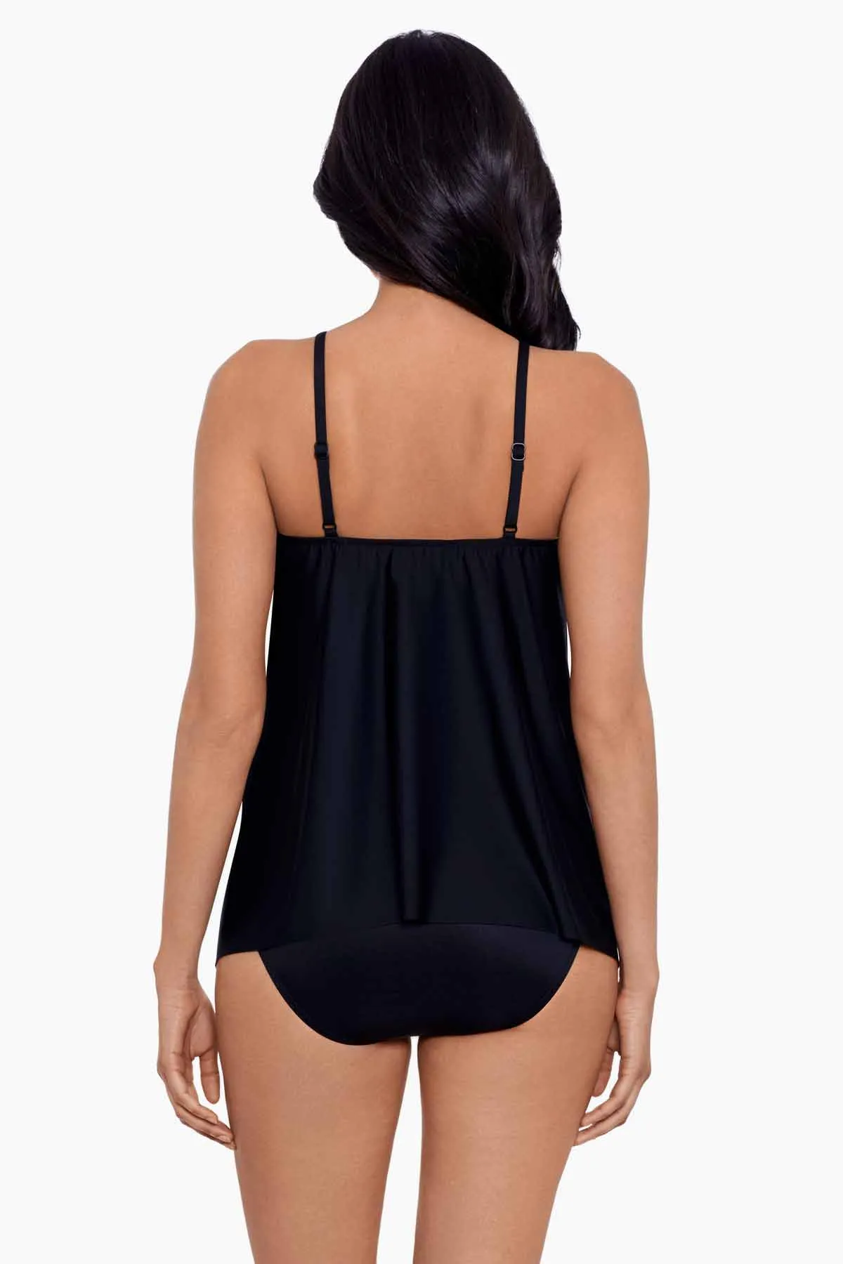 Peephole Tankini Top in Precioso