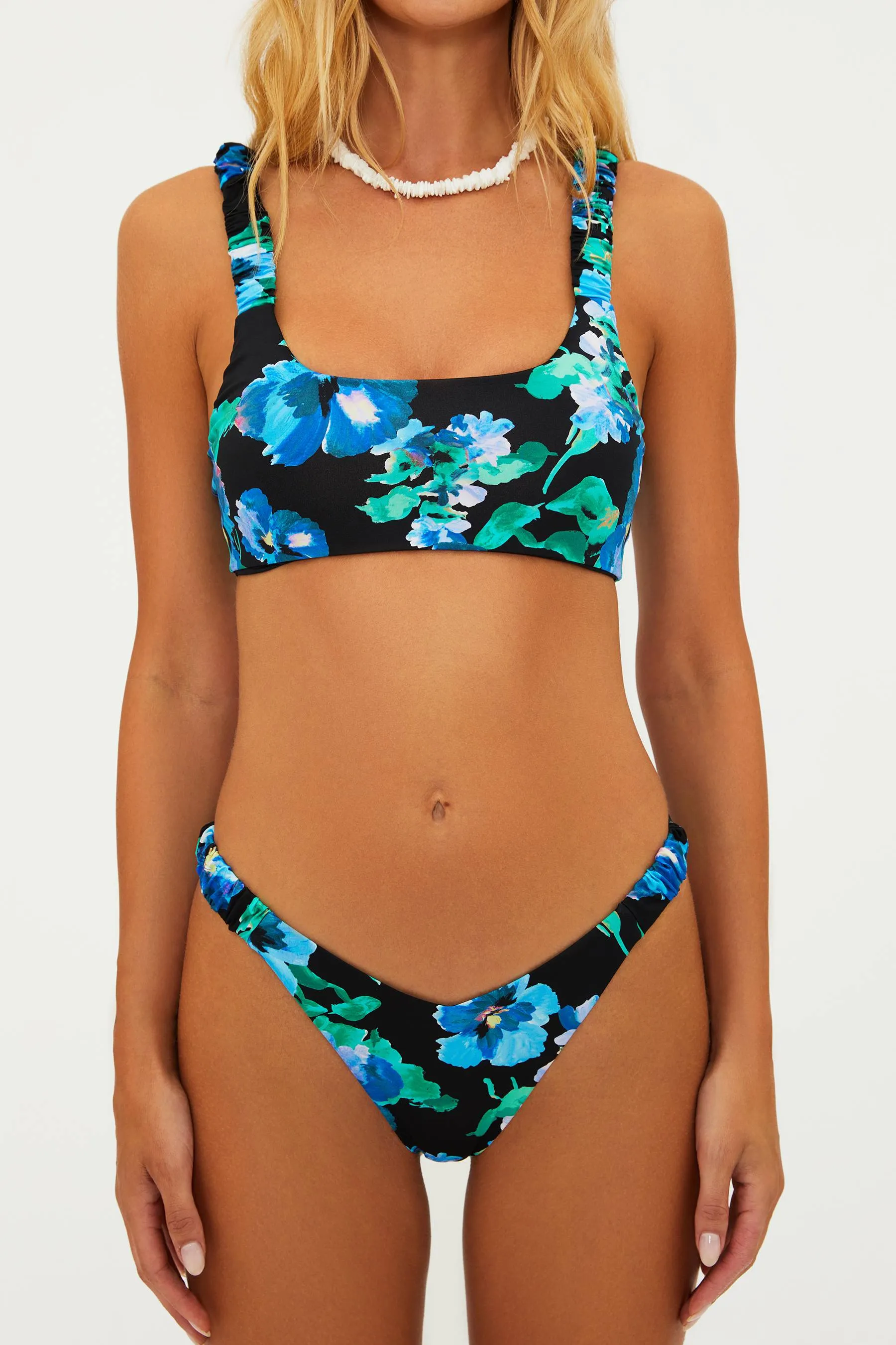 Phoebe Bottom Black Pansy Beach Riot