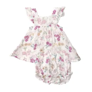 Pinafore Top and Bloomer 401 - Dreamy Meadow Floral | Angel Dear